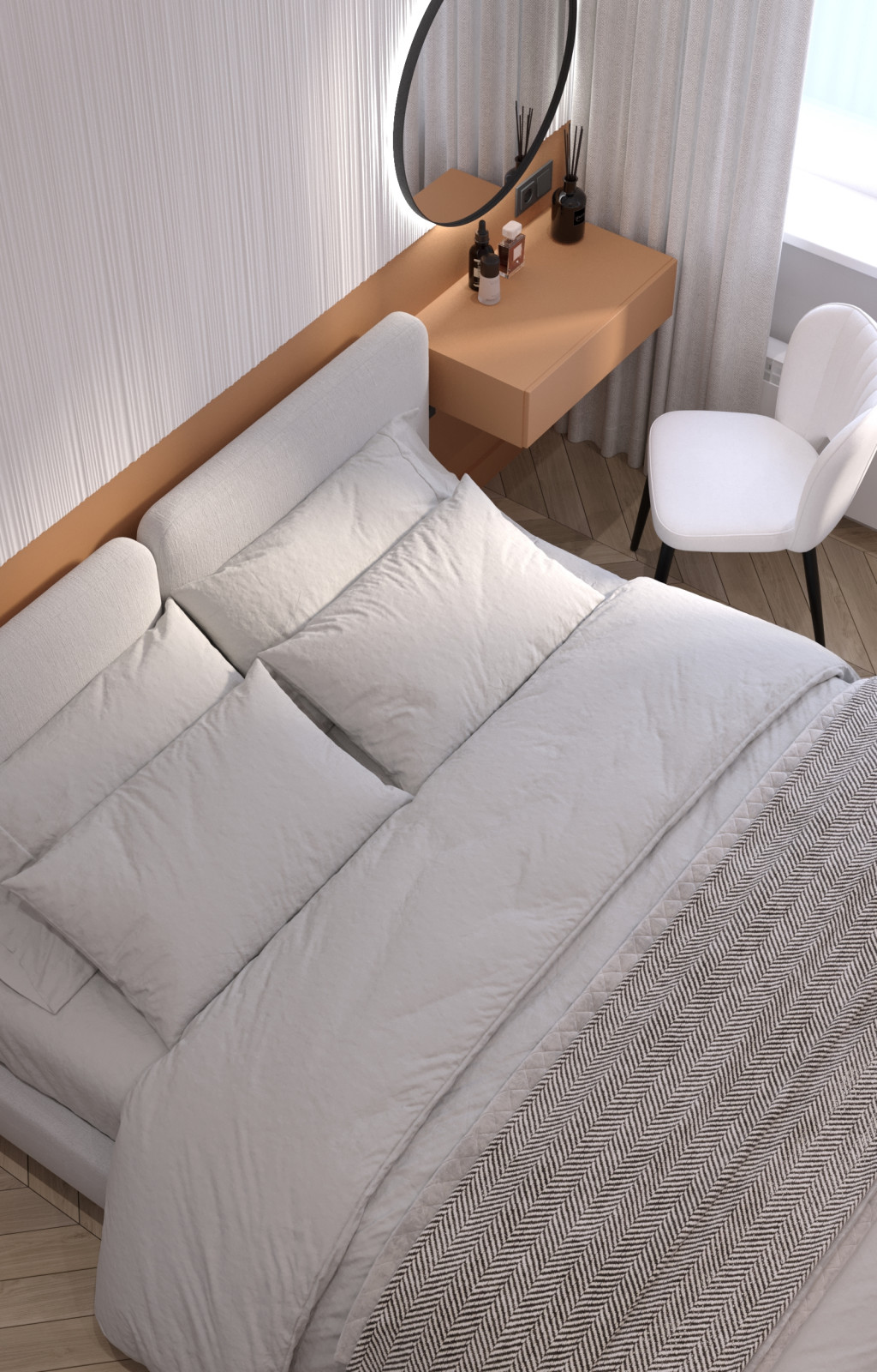 Светлая квартира для молодой пары в ЖК Новый город, 39 кв.м.