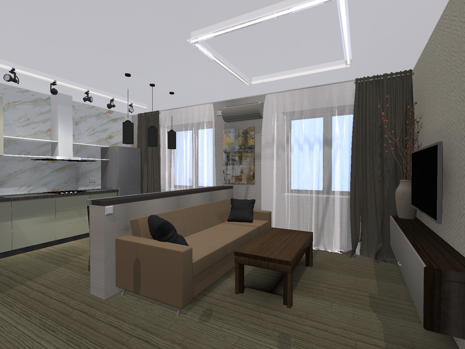 2х комн. квартира