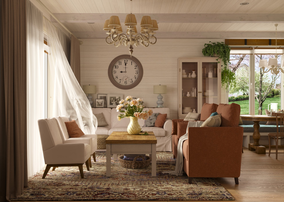 Гостиная в загородном доме