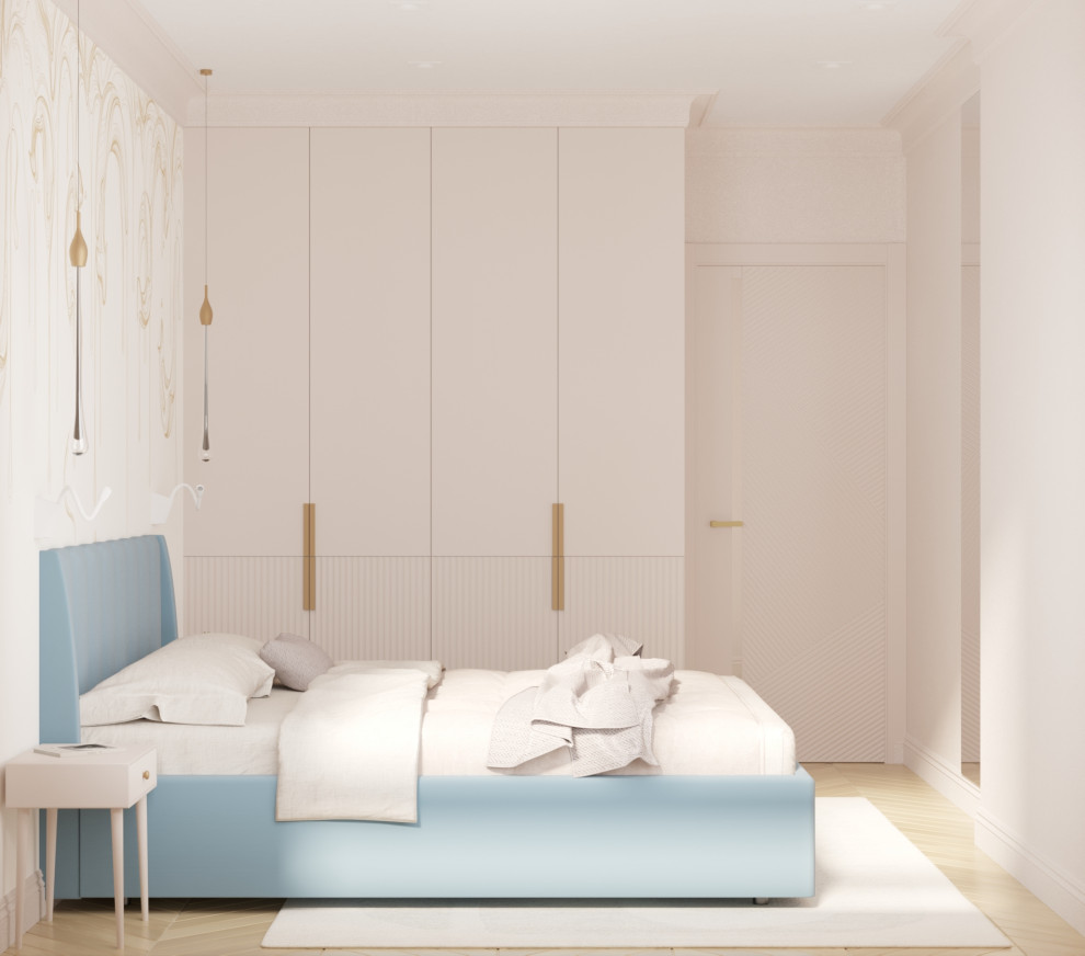 Дизайн-проект однокомнатной квартиры 40 м2 - «Летний бриз»