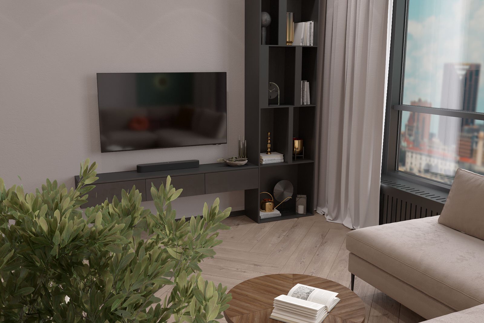 Проект квартиры евродвушки