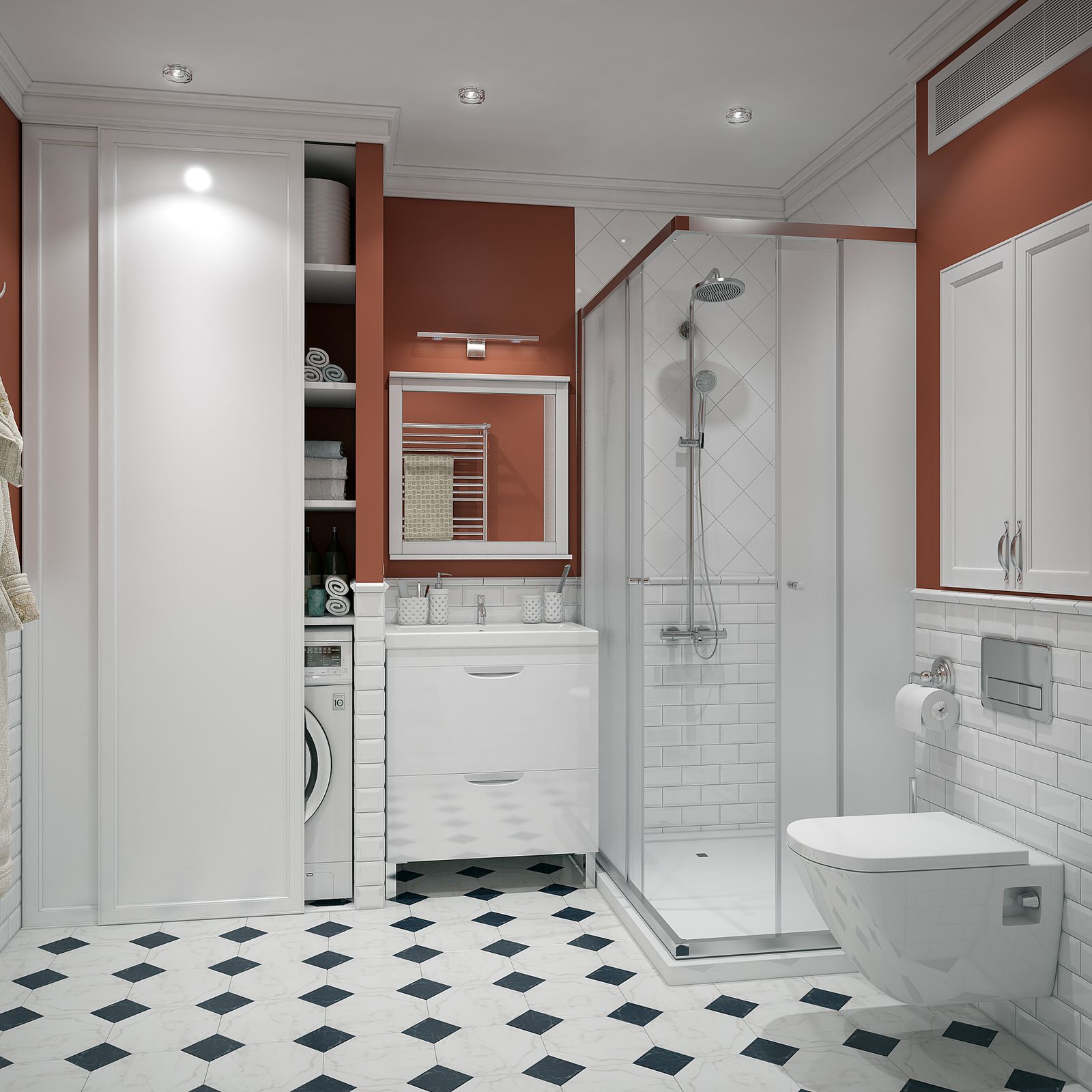 Обложка проекта: Квартира 58 м2 в старом фонде