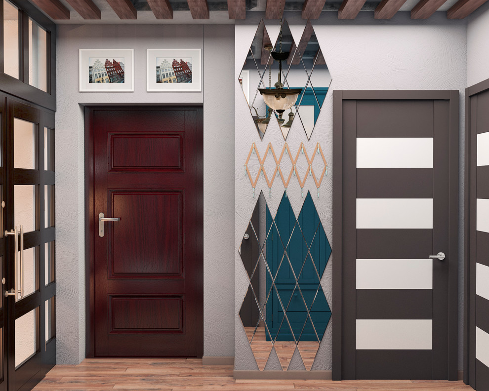 Интерьер трёхкомнатной квартиры. Лофт.