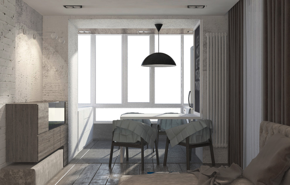 Обложка проекта: кухня-студия, г.Томск