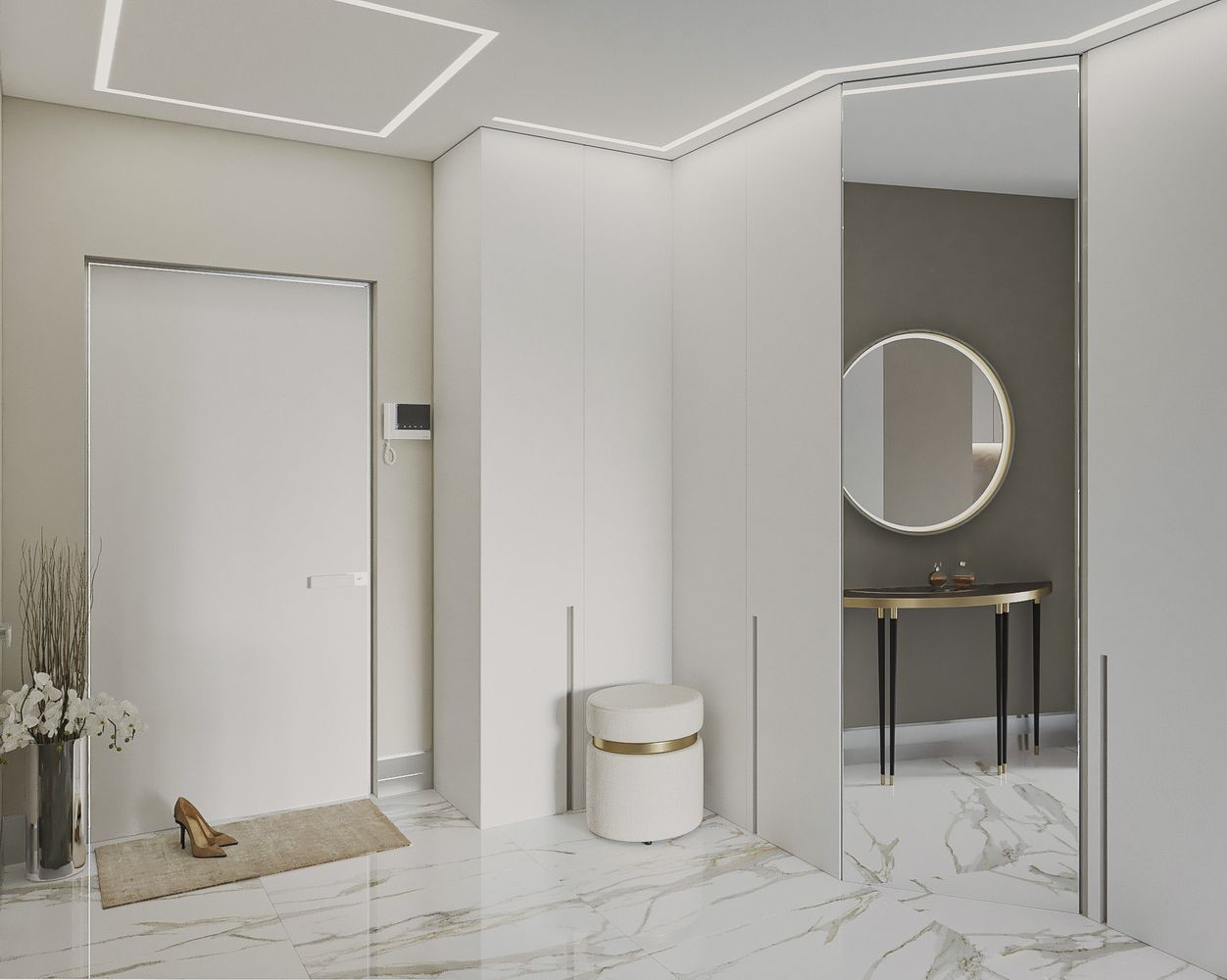 ДИЗАЙН ИНТЕРЬЕРА КВАРТИРЫ В ЖК SKY HOUSE 66 КВ.М