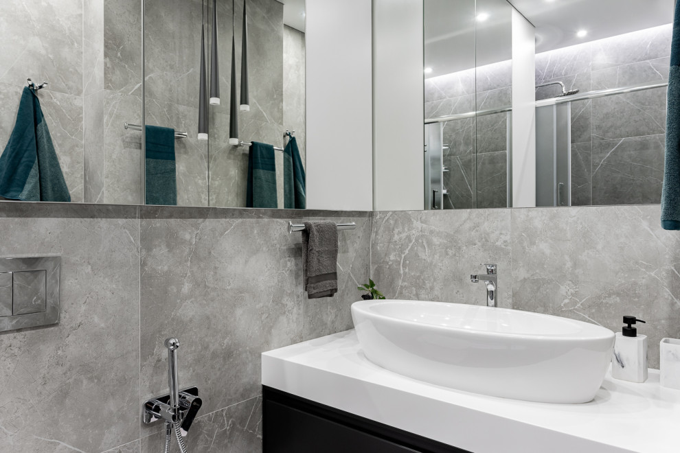 Уютная графичность. Квартира - отдых для семьи врачей