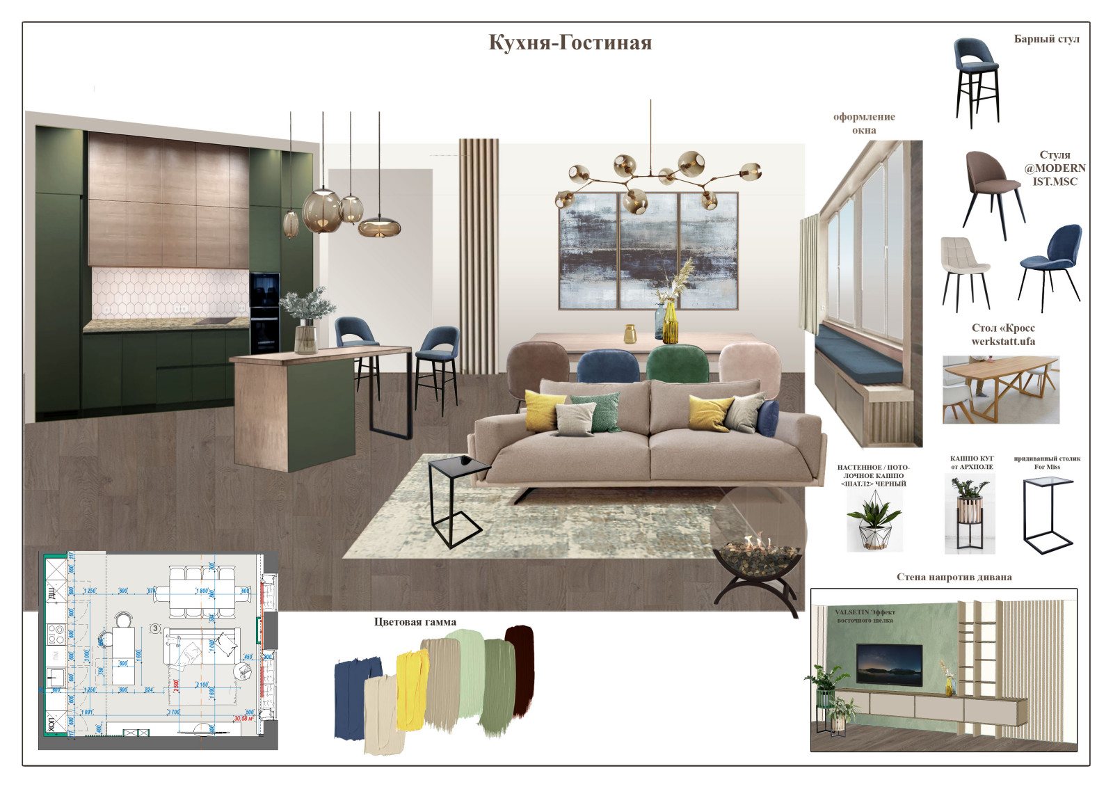 Обложка проекта: Проект квартиры ЖК Саларьево Парк