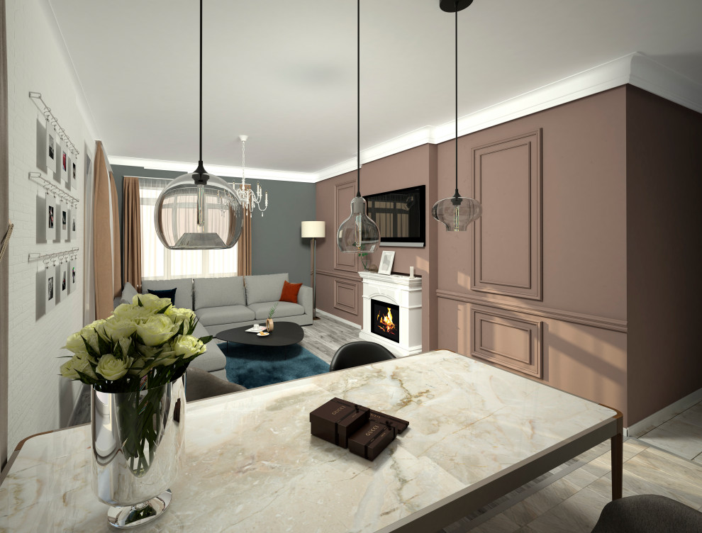 Американская неоклассика для взрослой семейной пары.