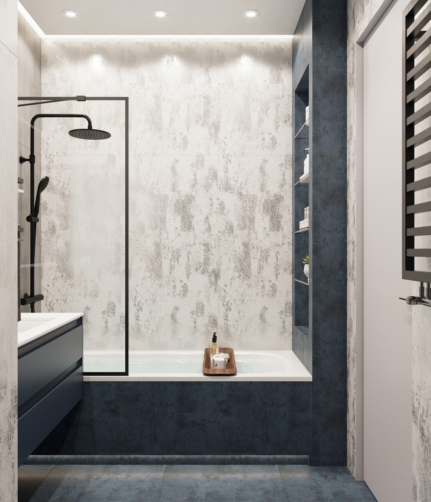 Двушка с элементами лофт 48 м2