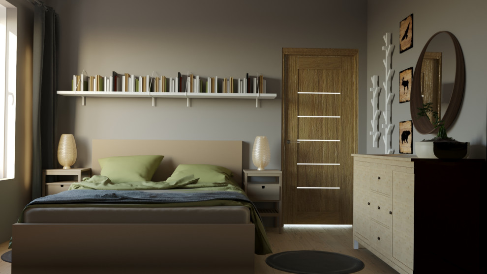 Экоспальня для молодой пары