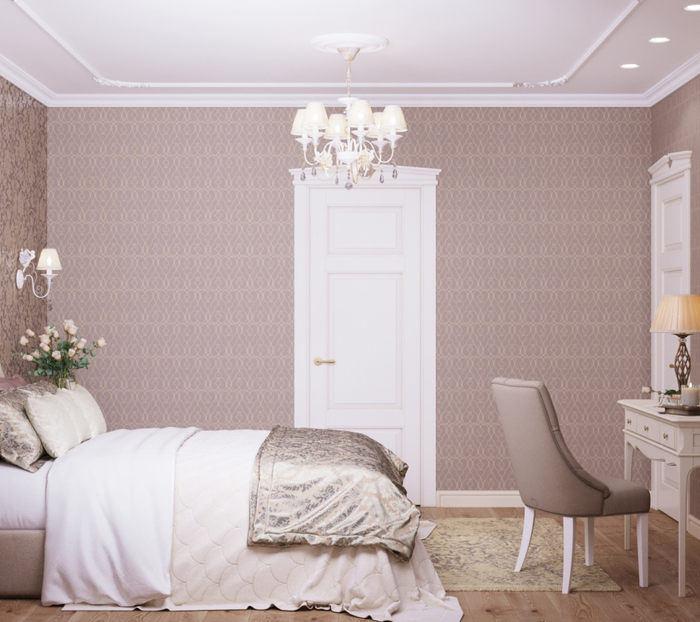 Новицкая, проект 2х комнатной квартиры в классическом стиле