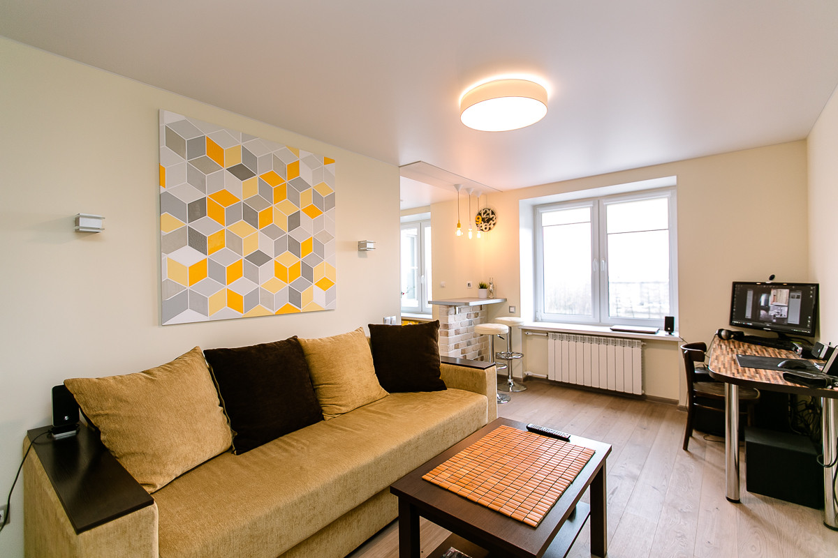 Квартира 55 кв. м. Реализованный проект