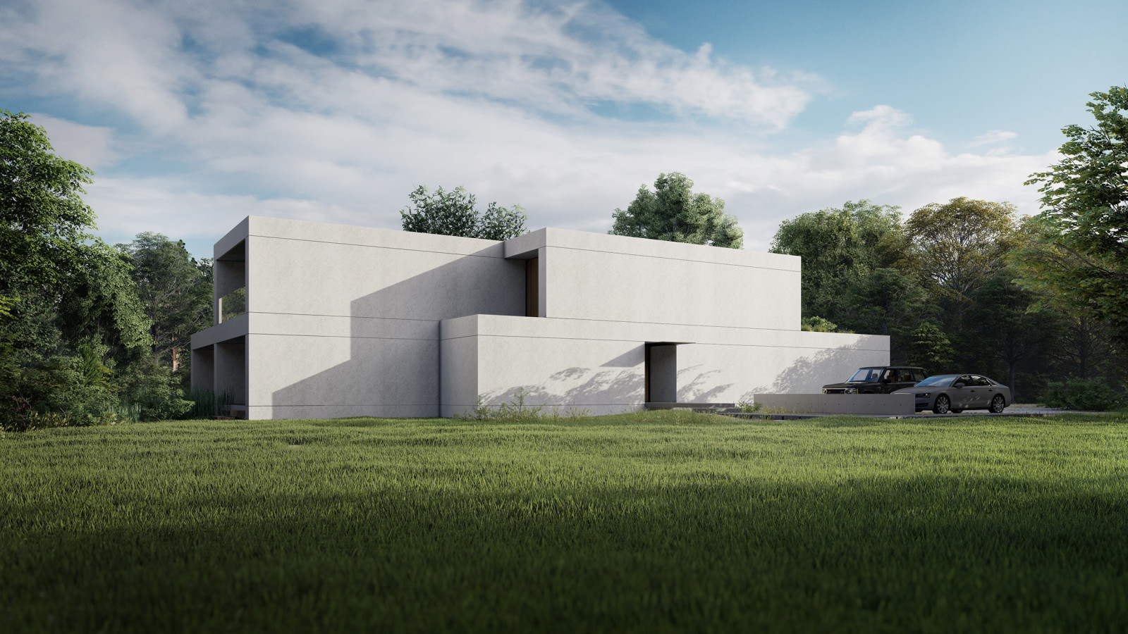 Минималистичный коттедж