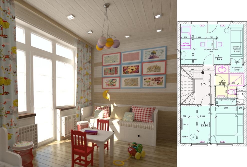 Таунхаус - дерево на первом месте.