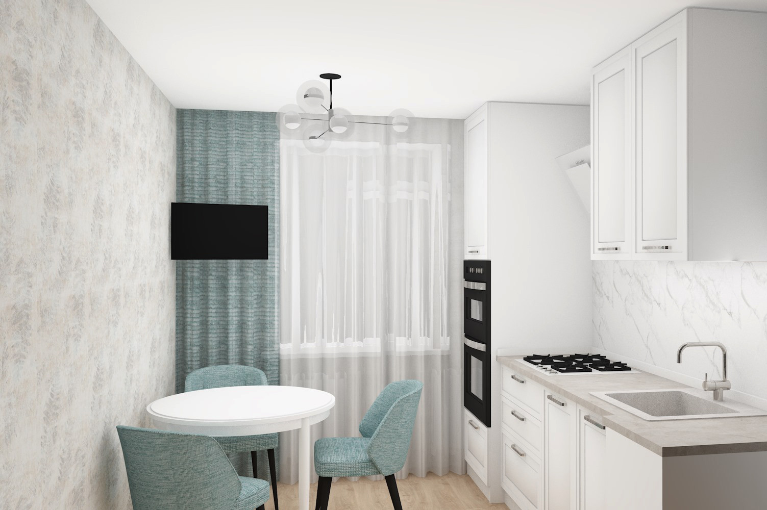 Обложка проекта: Дизайн-проект кухни.