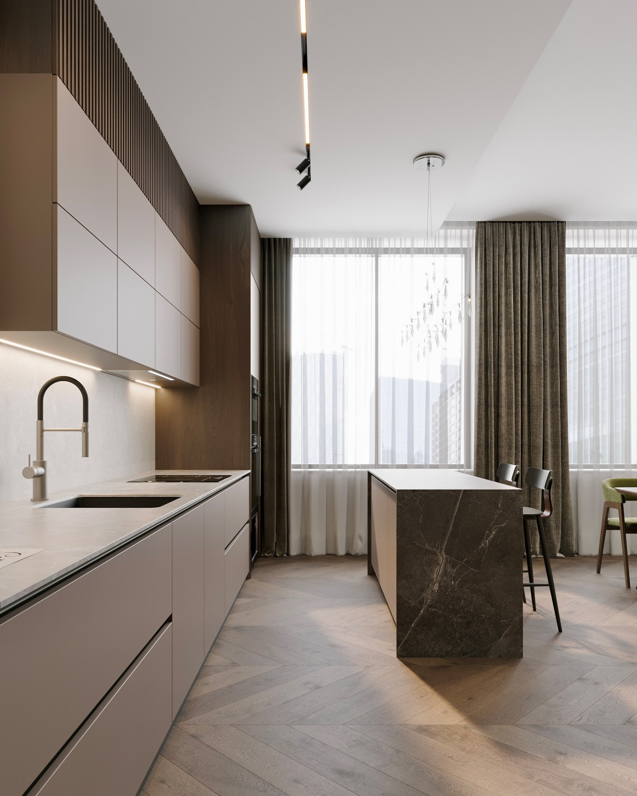 ЖК Михайловский Гостиная