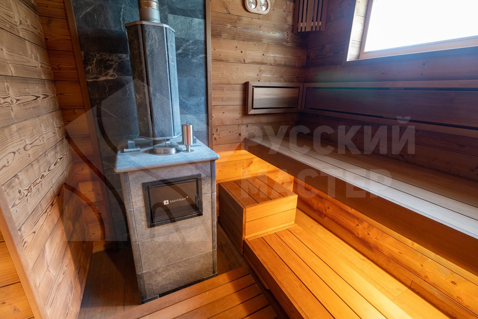 2 бани в одном комплексе: с печью на дровах и с электрокаменкой