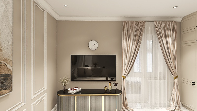 Проект  для молодой семьи в стиле неоклассика