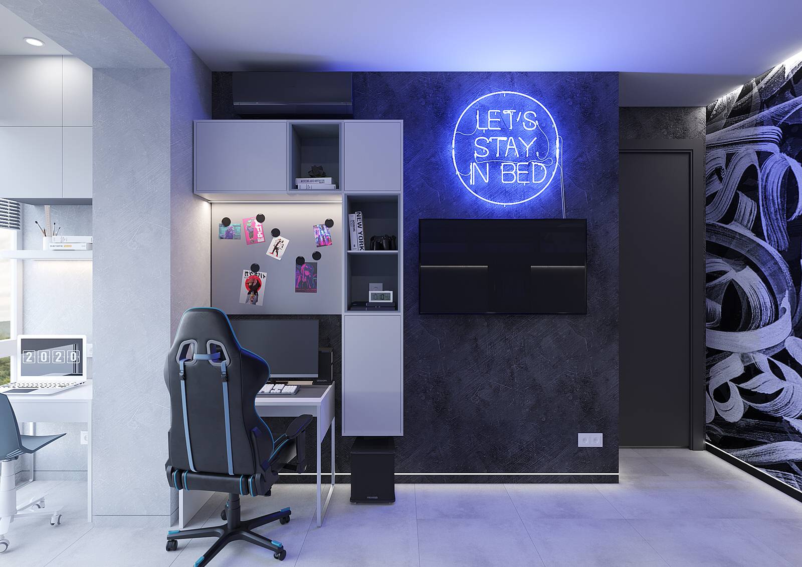 Двух-уровневая квартира для семьи с 3 детьми