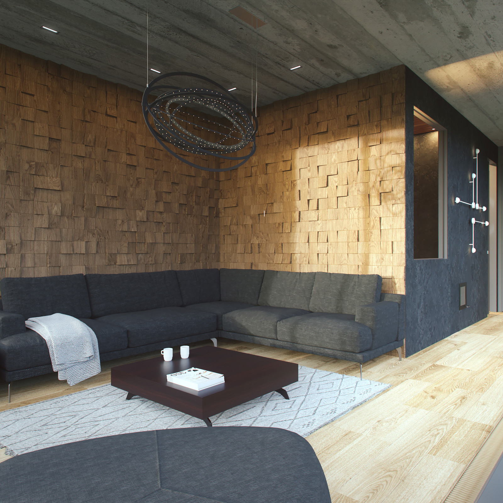 Интерьер банного павильона 45м2 в г. Мытищи