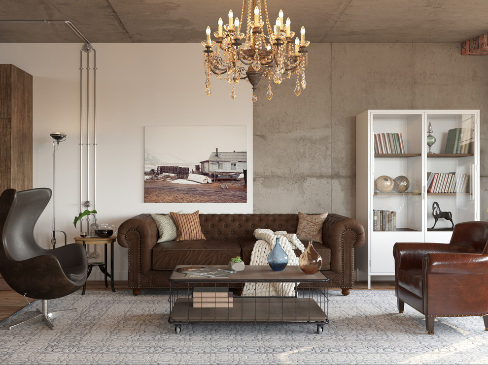 Квартира в стиле ЛОФТ в ЖК Триколор