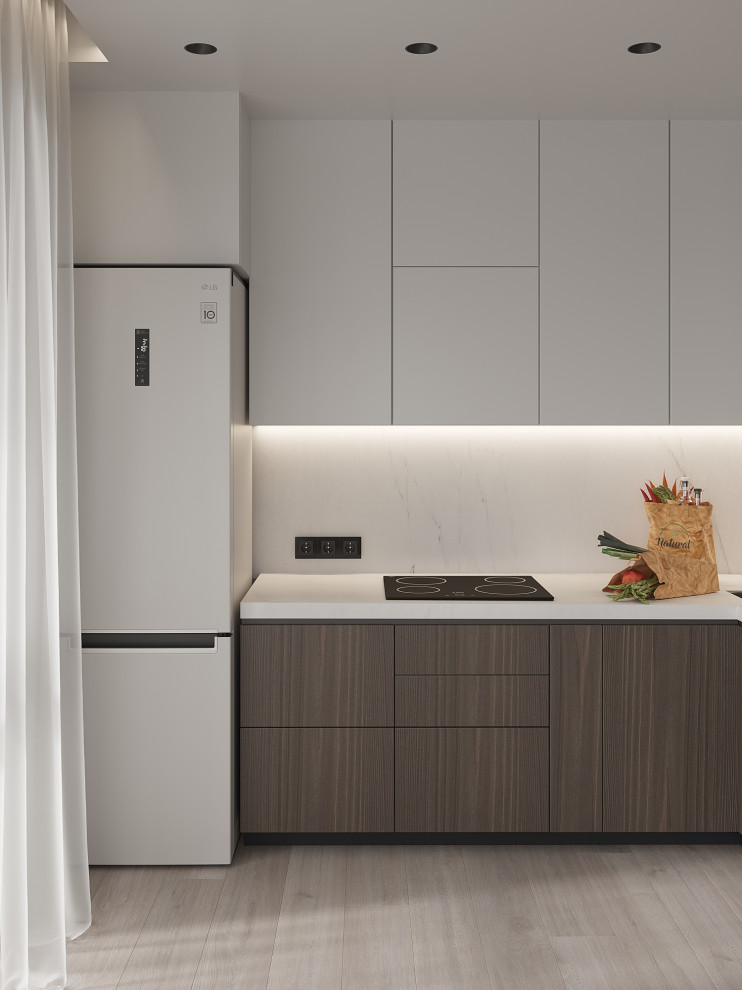 Совмещенная кухня-гостиная