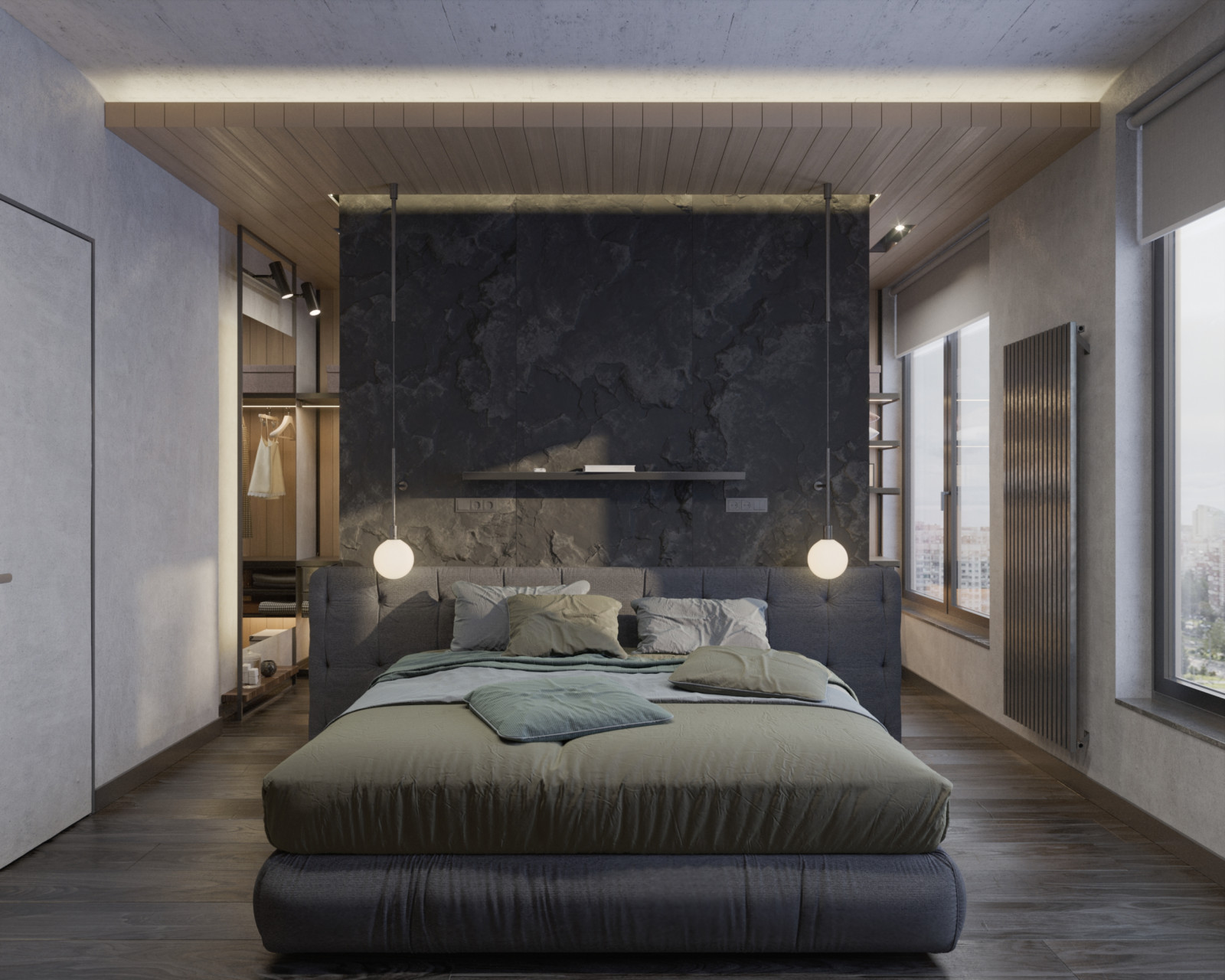 Квартира в стиле лофт, 105 м2
