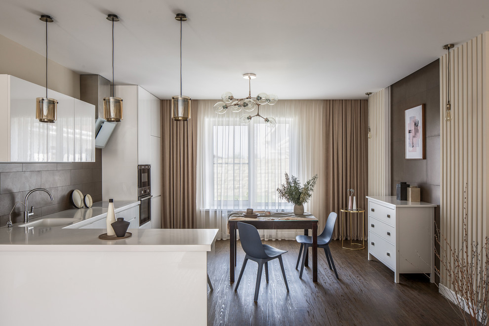 Частный дом Кухня- гостиная