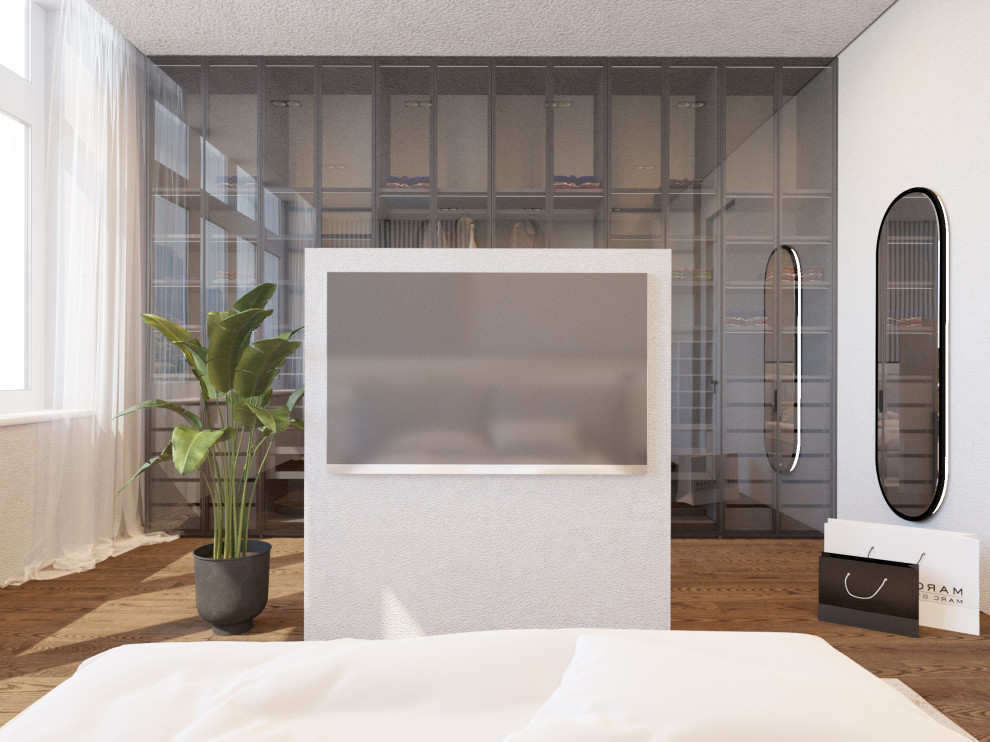 Современный интерьер двухуровневой квартиры