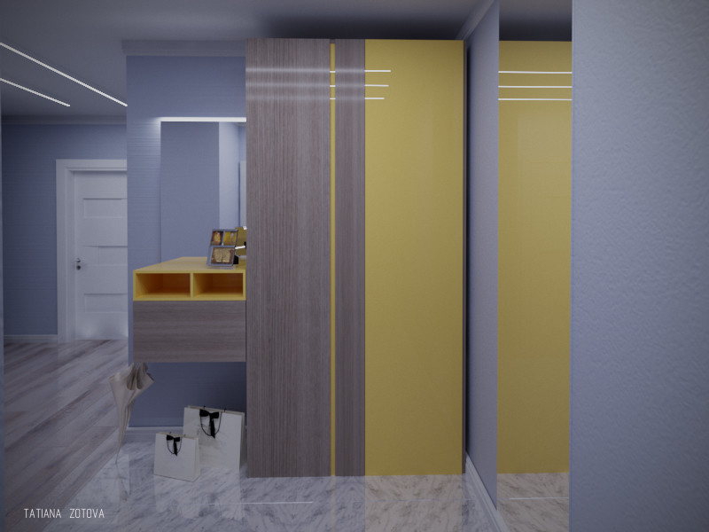 Дизайн интерьера в ЖК "Парковый" г. Тула