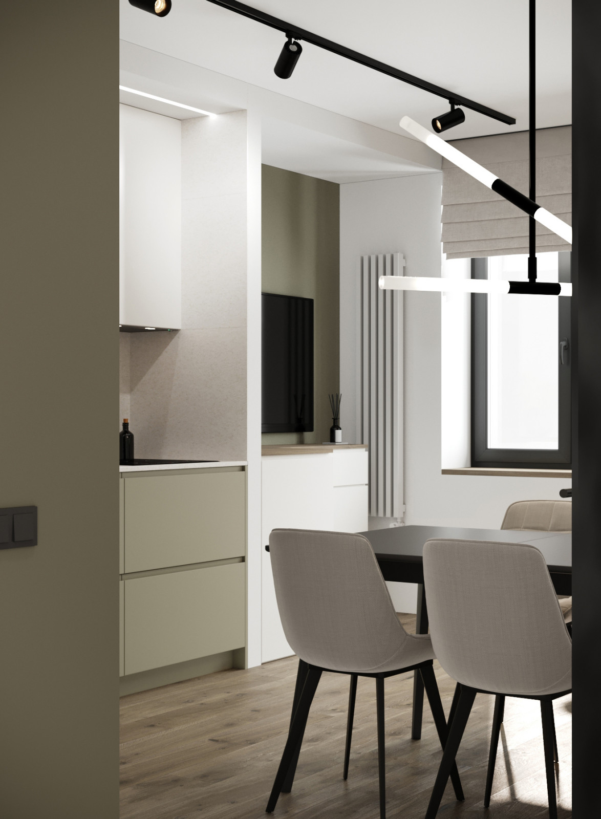 Дизайн-проект квартиры на Авиаторской 72,15 кв.м