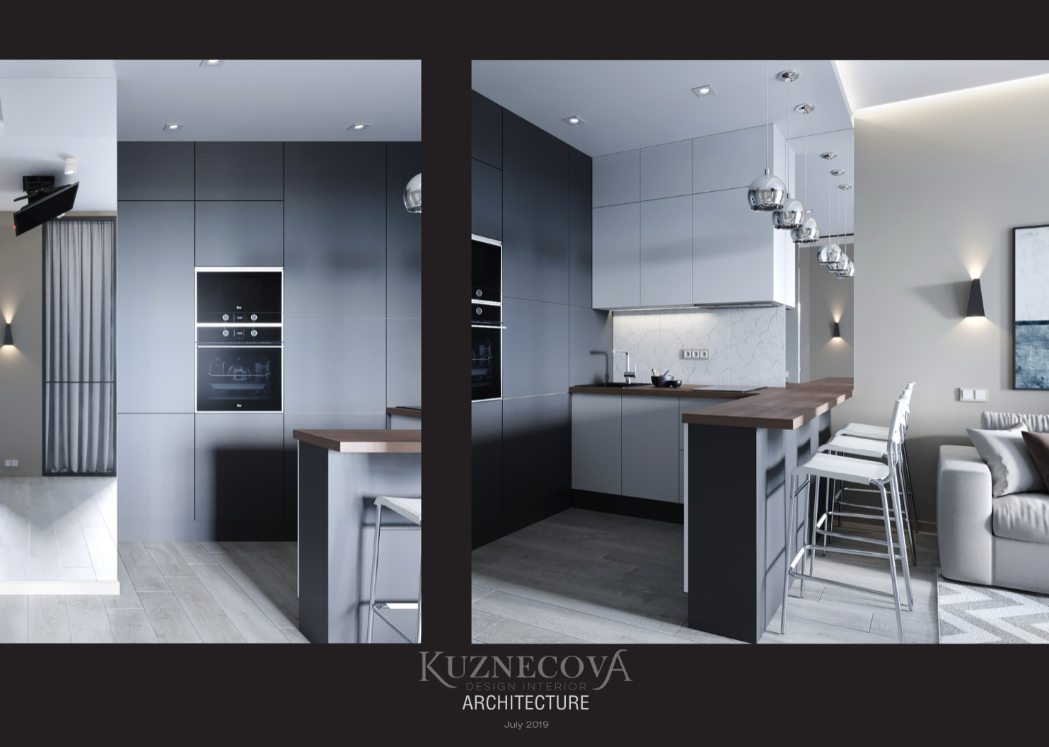 Дизайн проект квартиры 60 кв.м.