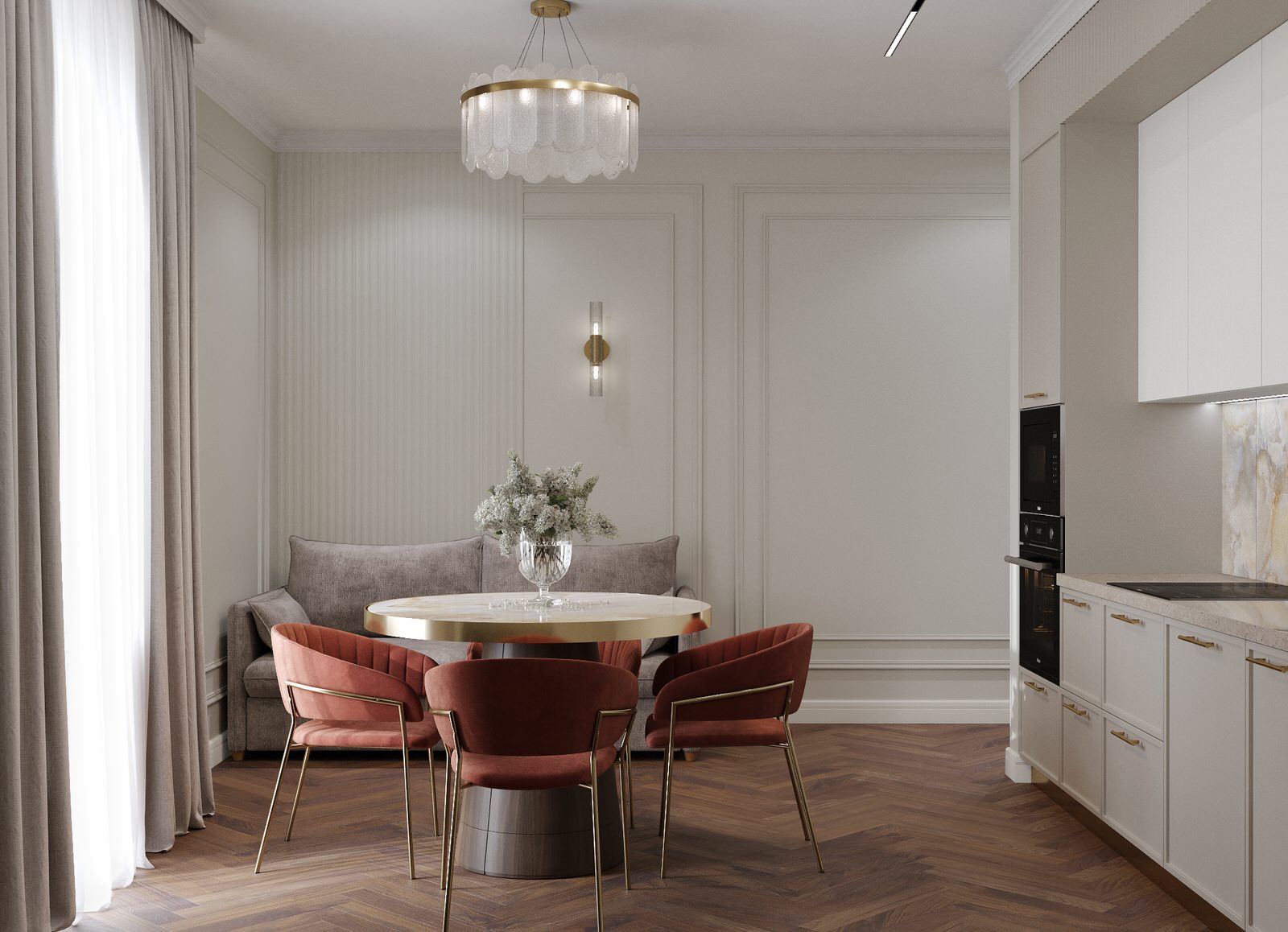 Трехкомнатная квартира 100 кв.м