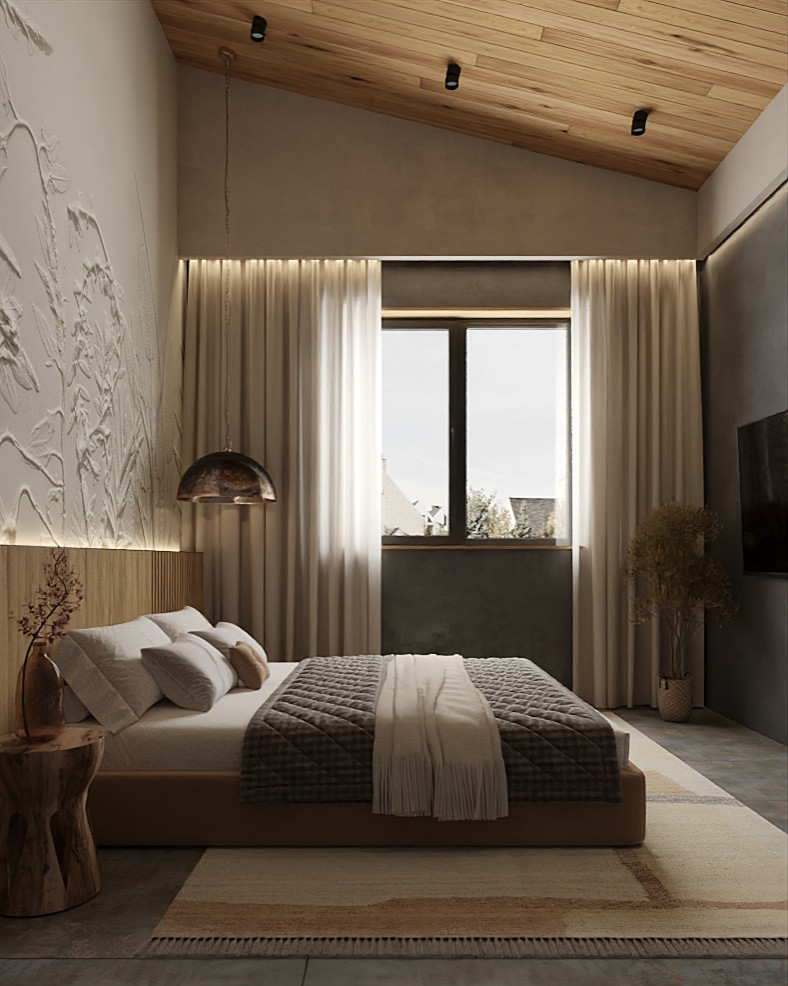 Деревянный дом в поселке Лаки парк