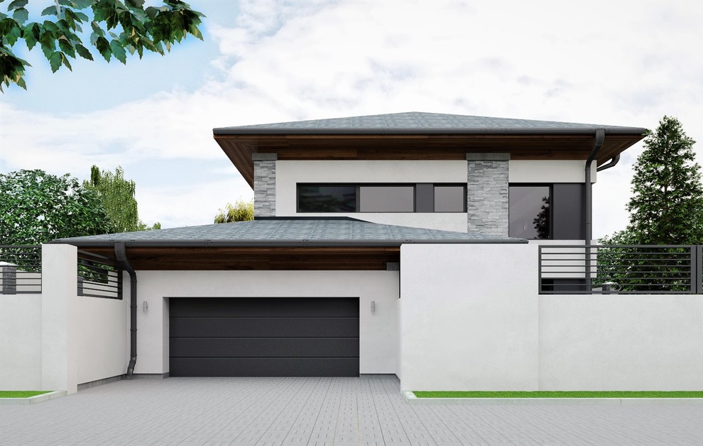 Обложка проекта: Частный коттедж в современном стиле г. Магнитогорск пос. Звёздный