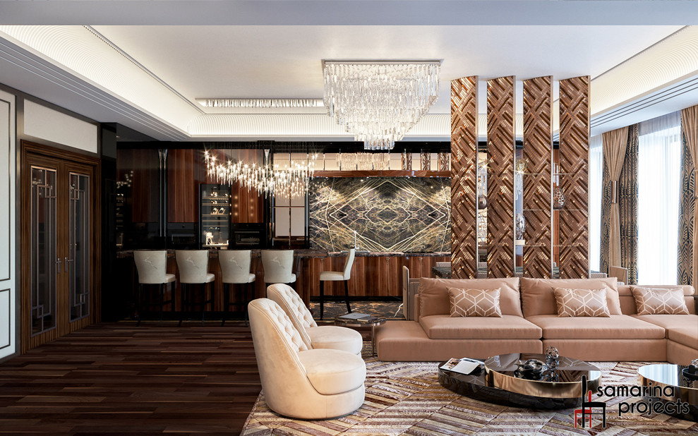 Роскошная и элегантная студия для дружной семьи