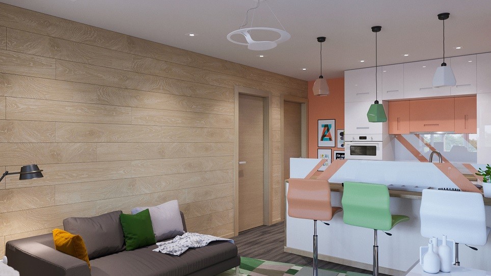 Обложка проекта: Проект трехкомнатной квартиры в ЖК «Бутово Парк 2»