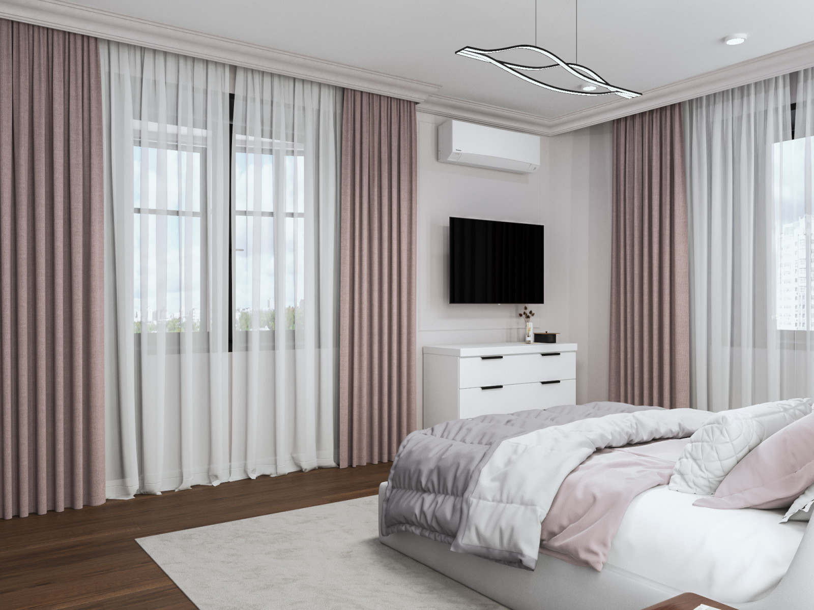 Дизайн интерьера спальни