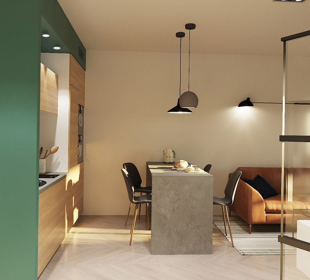 Обложка проекта: Однокомнатная квартира для студента. Дизайнер Евгения Астахова