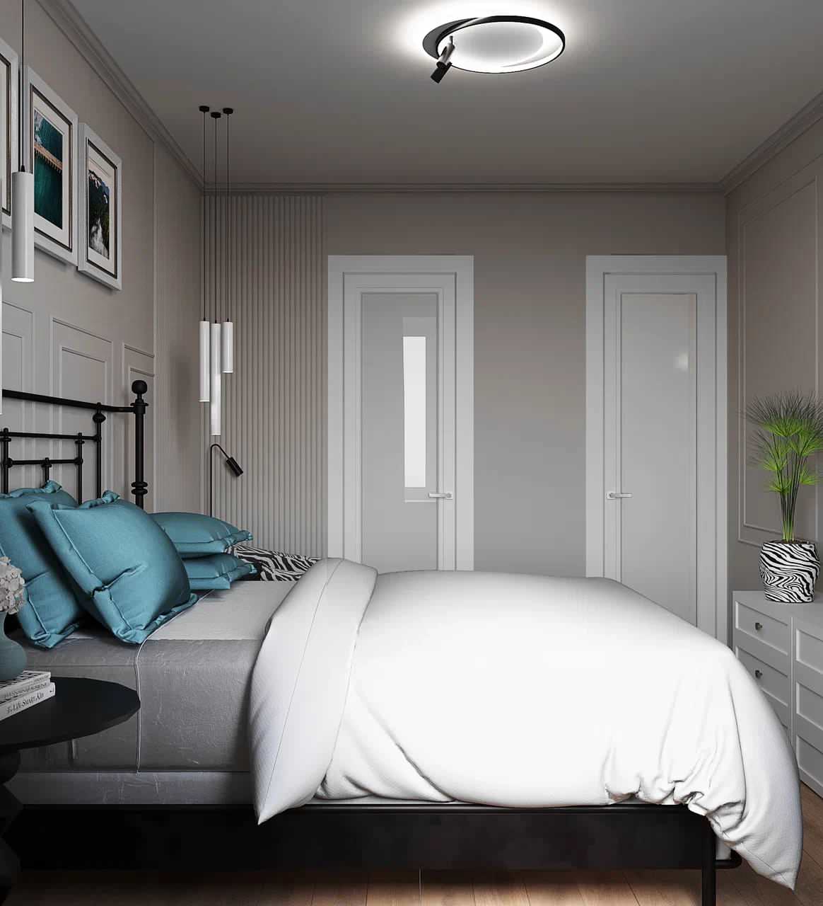 Спальня квартиры на Новочеркасской