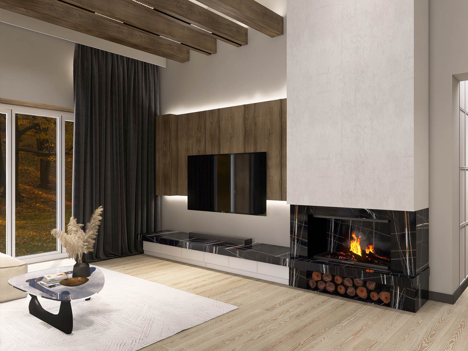 Дизайн загородного дома в г. Омск