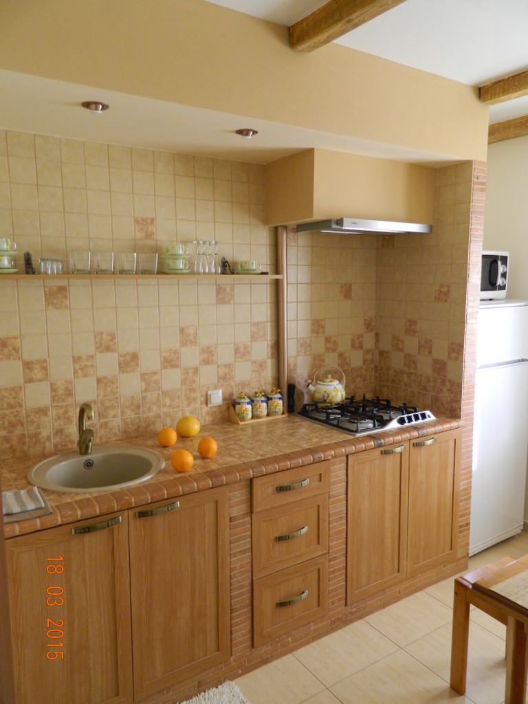 кухня в стиле рустика