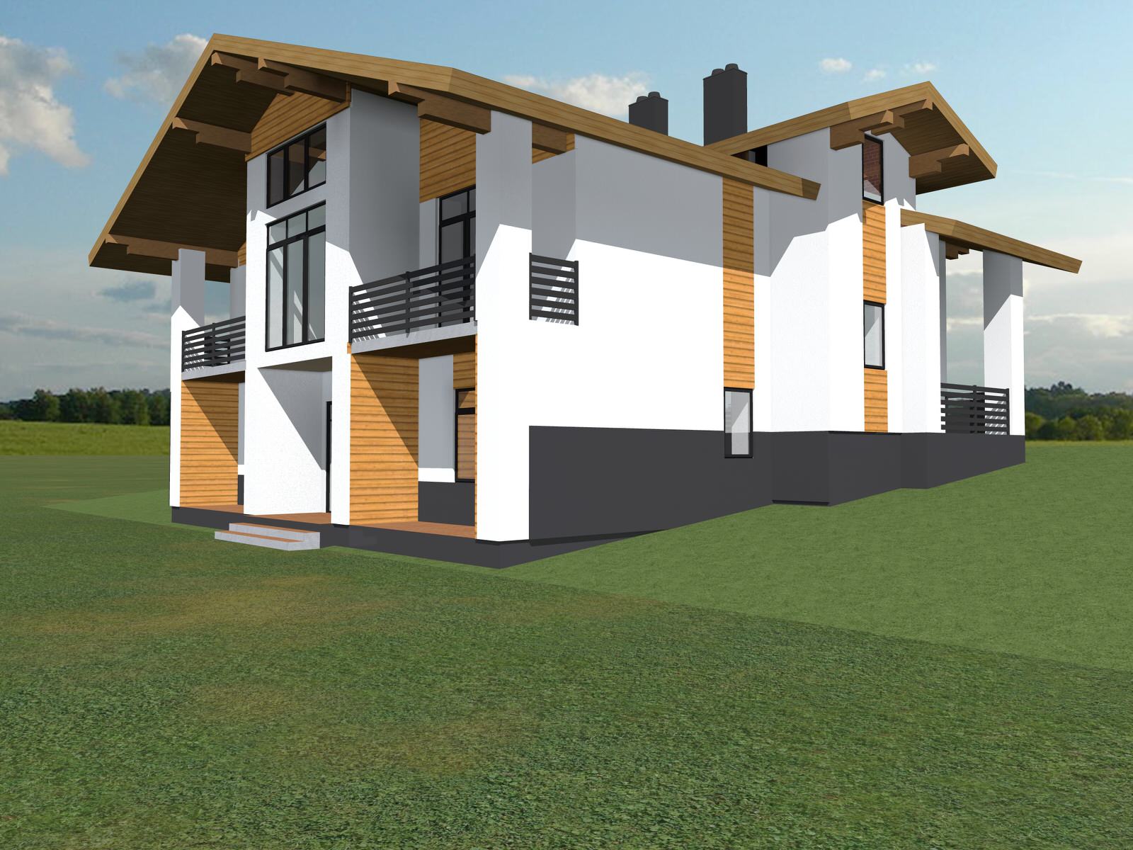 Проект отделки фасада дома