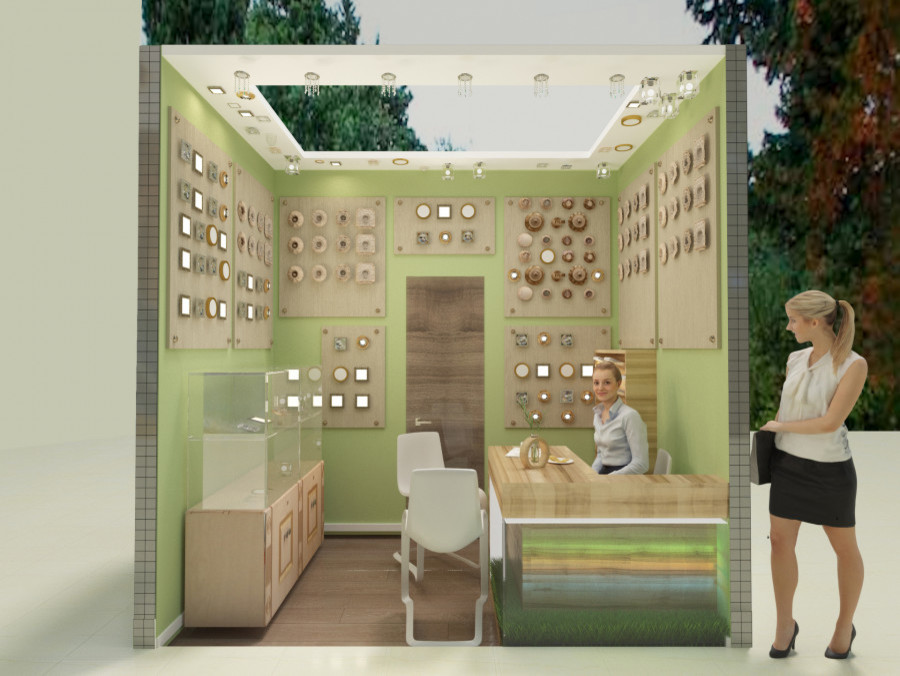 Проект торгового павильона