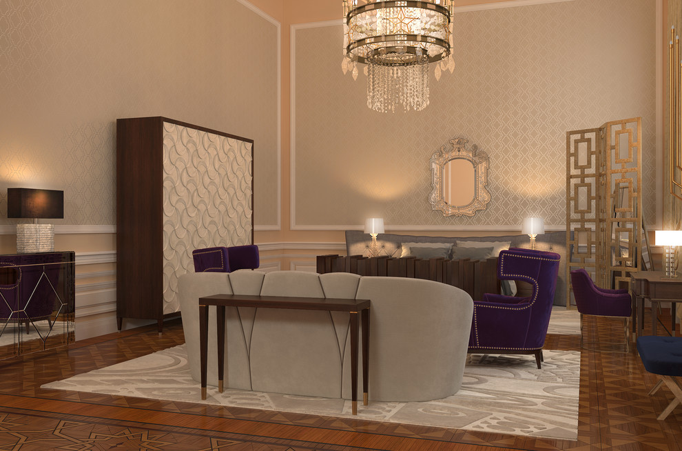 Interior design of Presidential Suite of the Bariatinsky Palace (Modern Vision o