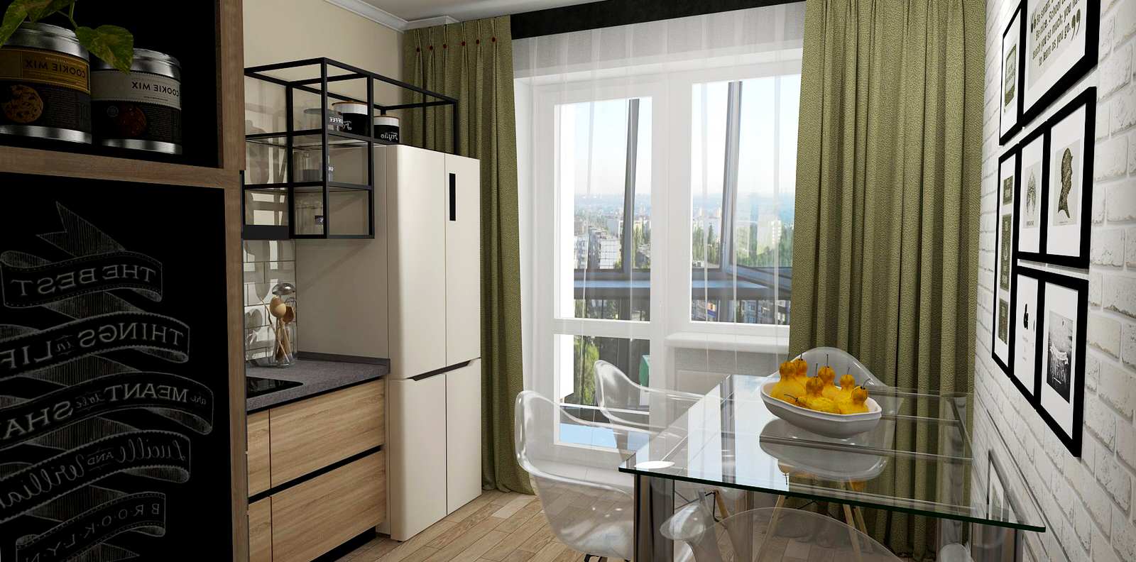 Легкий обеденный стол