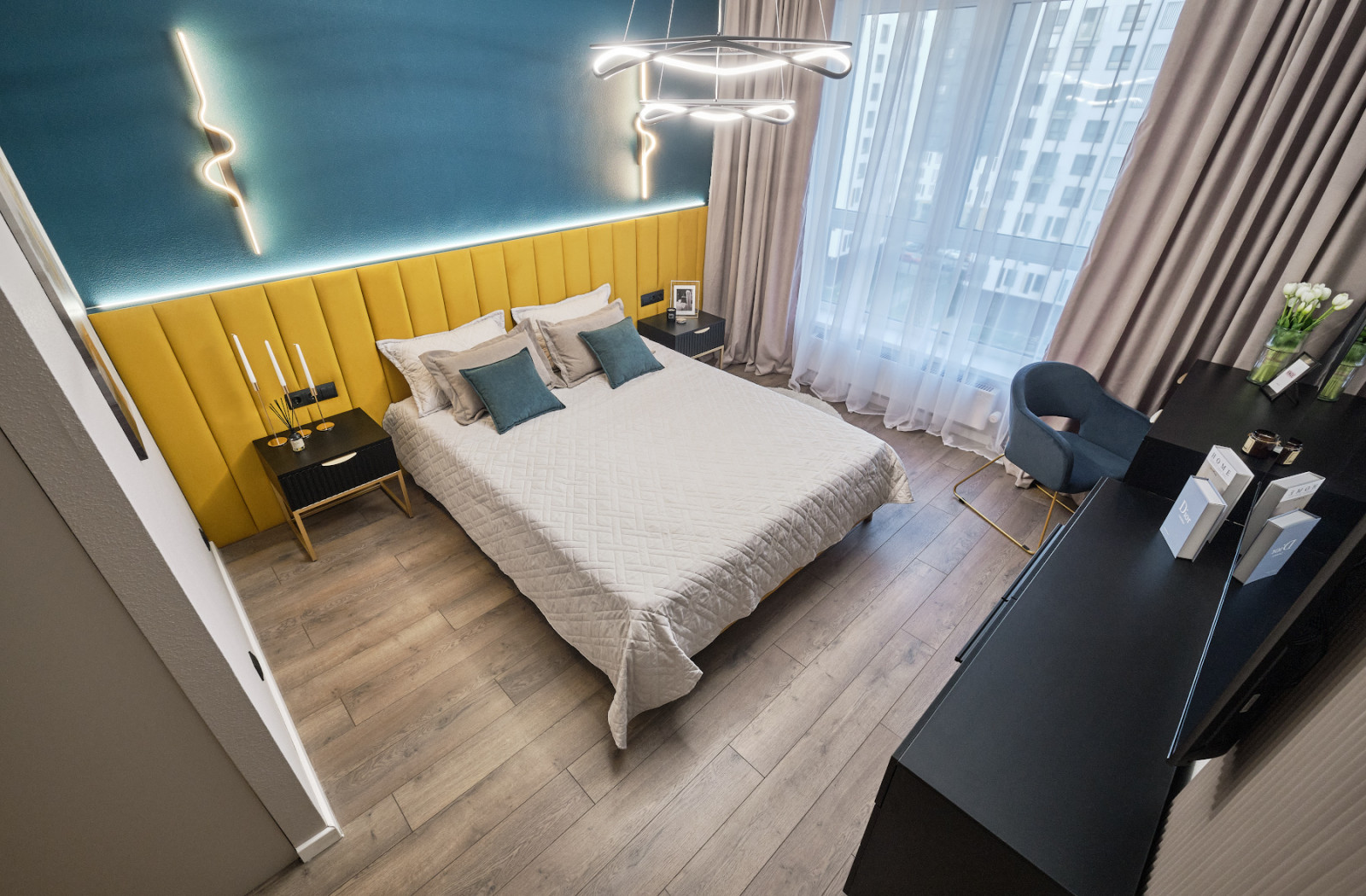 Интерьерная съёмка квартиры в ЖК Green Park (Москва)