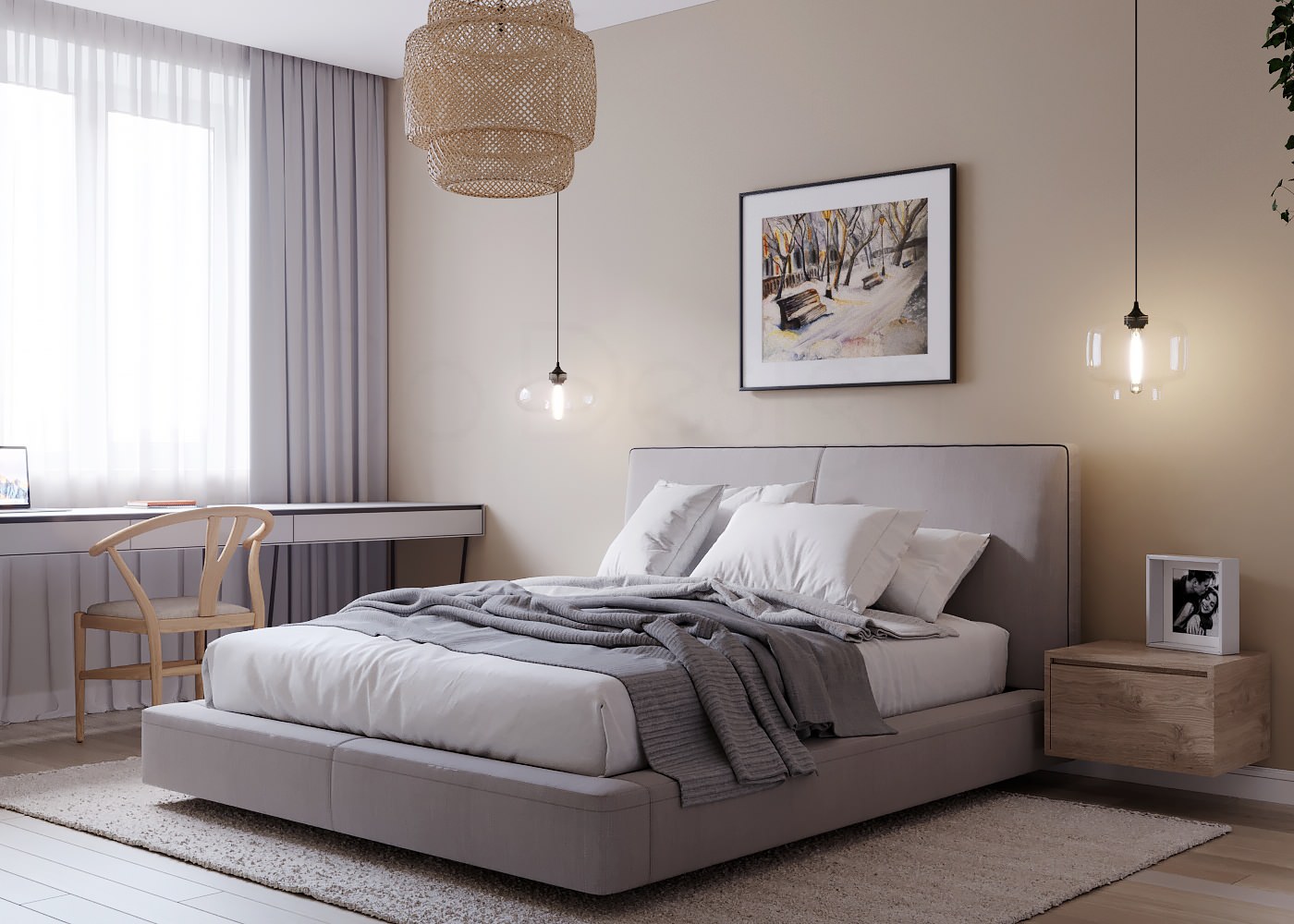 Спальня. ЖК Каменноостровский