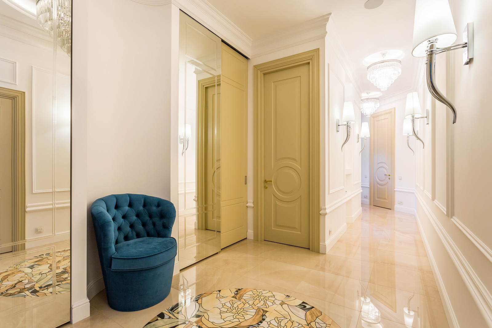 Дизайн интерьера 3х комнатной квартиры 120 кв.м. в старом Фонде Спб