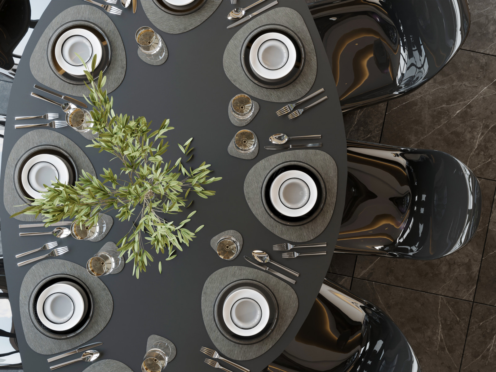 Роскошная гостиная в эклектике с элементами хайтека и минимализма, ЖК "Мегаполи"